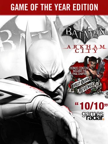 Batman Arkham City GOTY cover
